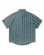 vintage striped short sleeve shirt