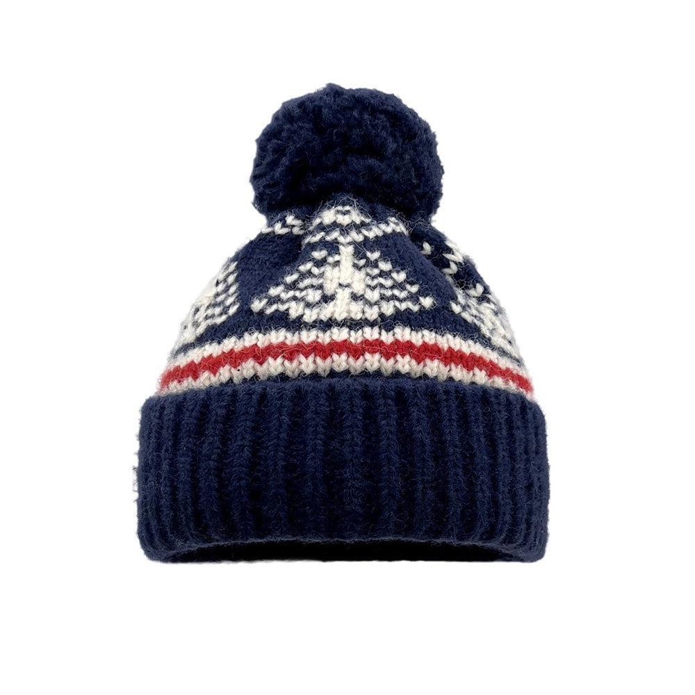 Retro cute knitted hat