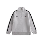 復古運動風立領毛衣