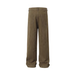 復古簡約工裝褲