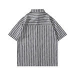 Striped loose casual shirt