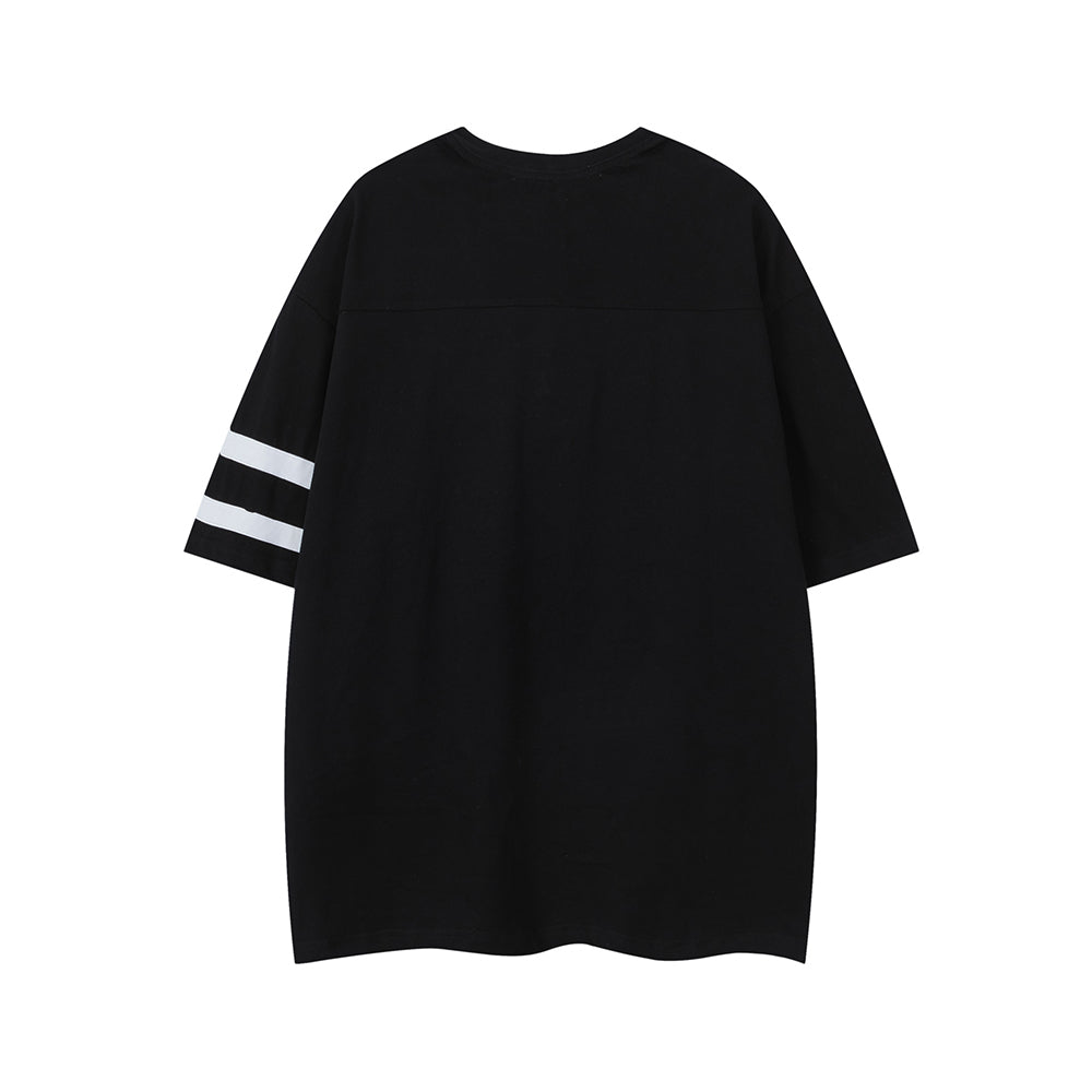 Retro crew neck short sleeves