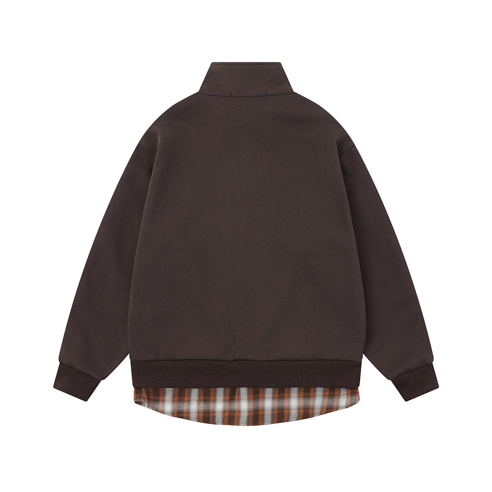 Retro letter print sweatshirt