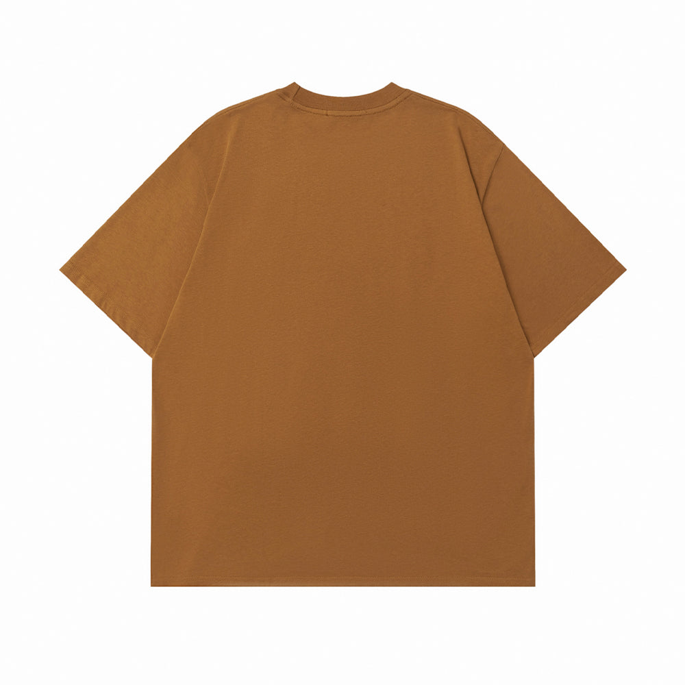 Retro letter print short sleeves