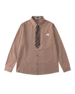 plaid long sleeve shirt