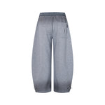 patchwork loose trousers