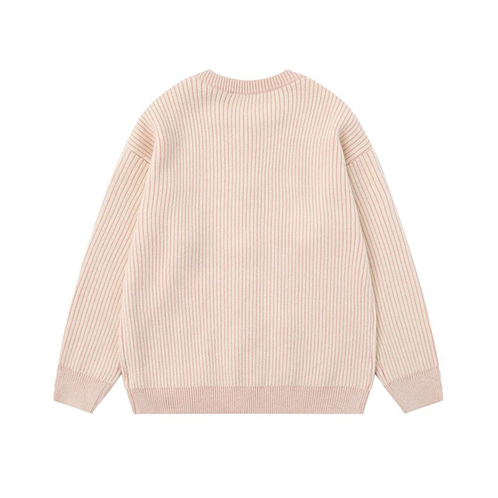 귀여운 강아지 자수 스웨터