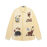 Retro Fun Animal Long-Sleeved Shirt