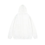 Floral embroidered sweatshirt hoodie