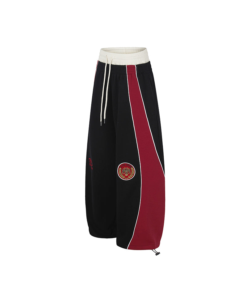 color block track pants