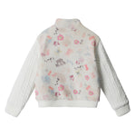 Women's fleece patchwork coat