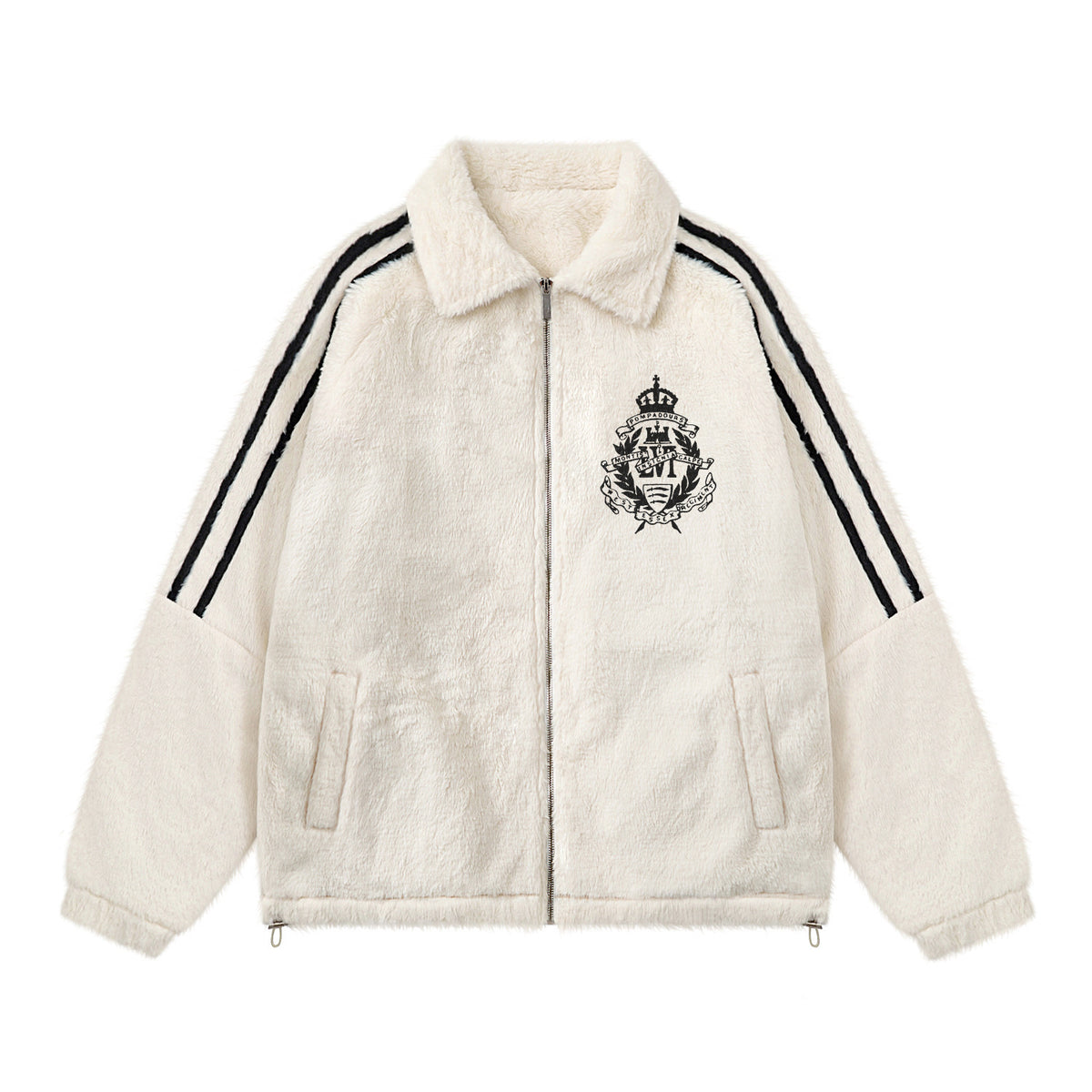 Retro three stripes warm jacket