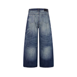 休閑水洗牛仔褲