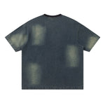 復古做舊水洗短袖