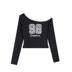 Retro hottie long sleeves (women's style)