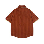 卡通刺綉短袖襯衫