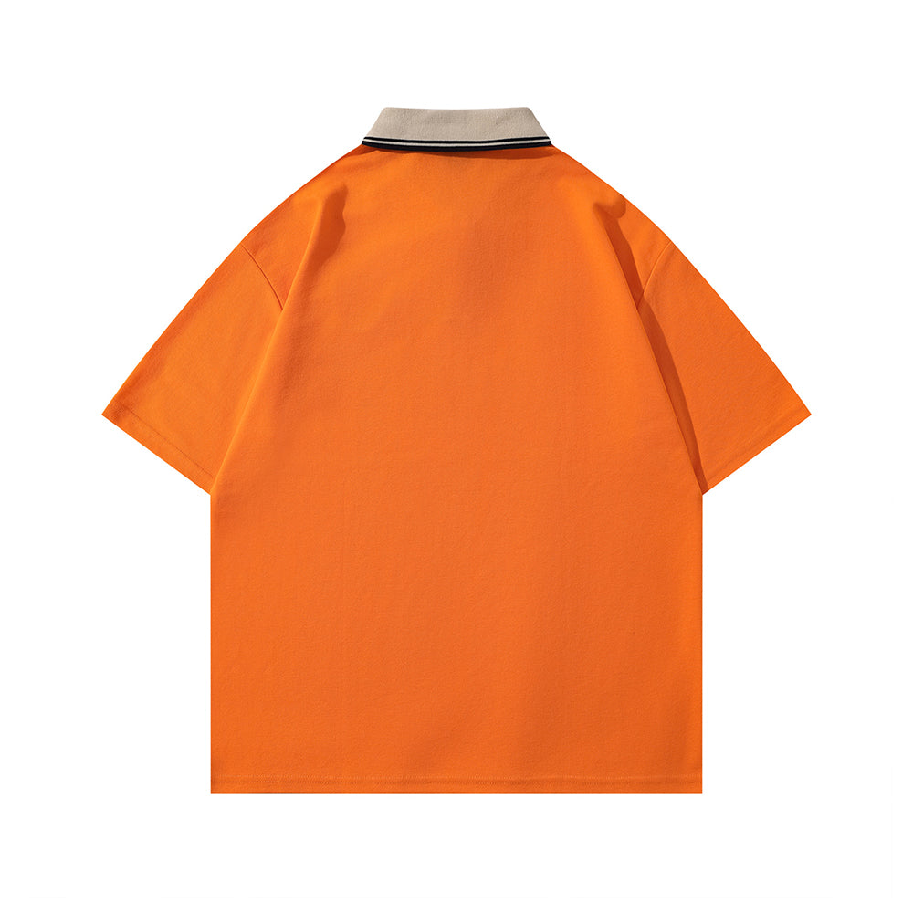 Bear print short sleeves