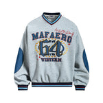 Patchwork Letter Hoodie