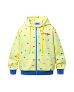 Colorful star hooded jacket