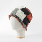 復古撞色拼接漁夫帽