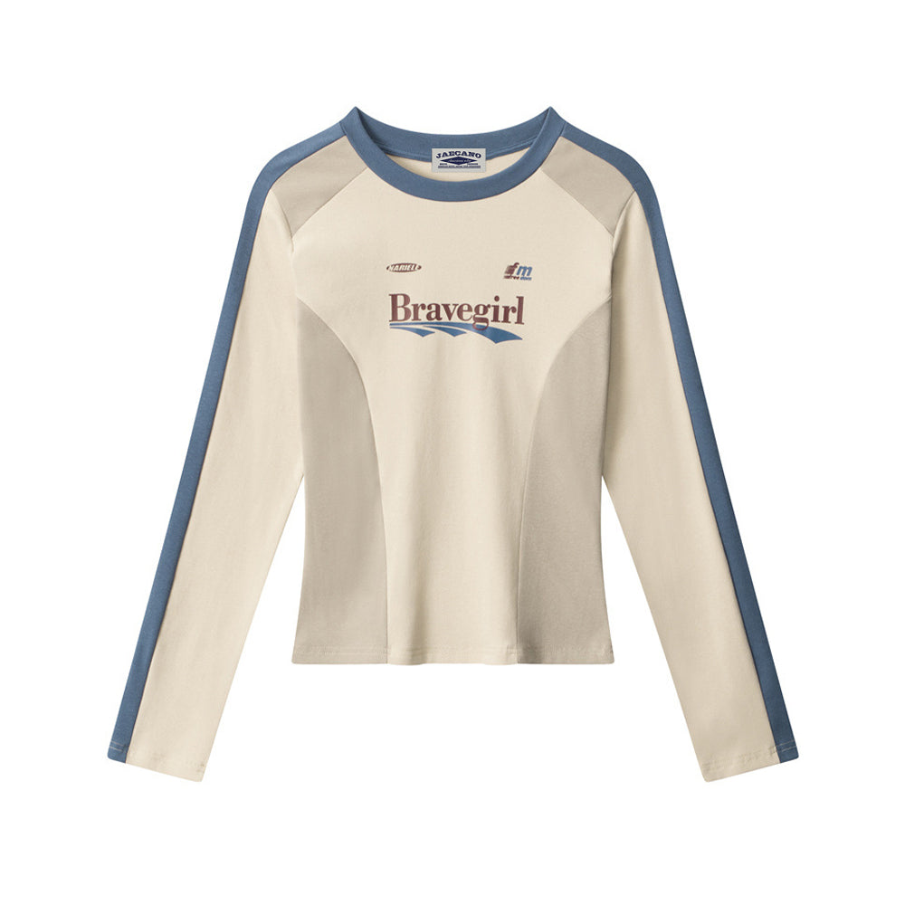 Color-blocked slim-fit inner layer (women's)