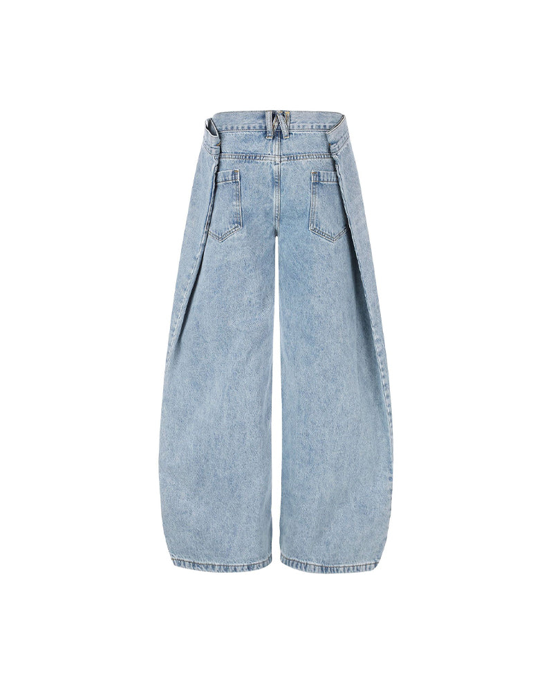 Retro versatile scimitar pants