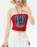 Retro simple tube top vest (women's)