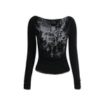 Retro Hot Girl Long Sleeve