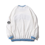 美式復古刺綉圓領衛衣