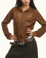 復古連帽衛衣外套（女款）