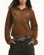 復古連帽衛衣外套（女款）