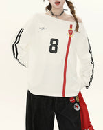 Retro contrast long sleeves