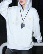 簡約寬鬆連帽衛衣