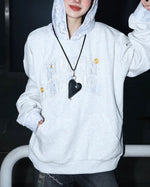 簡約寬鬆連帽衛衣