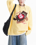 可愛小貓休閑針織衫