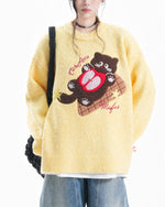 可愛小貓休閑針織衫