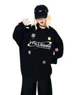 刺綉小花百搭衛衣