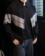 半高領開衫毛衣