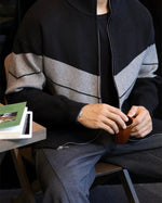 半高領開衫毛衣