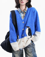 企鵝提花情侶外套