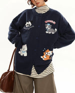 만화 강아지 스웨터