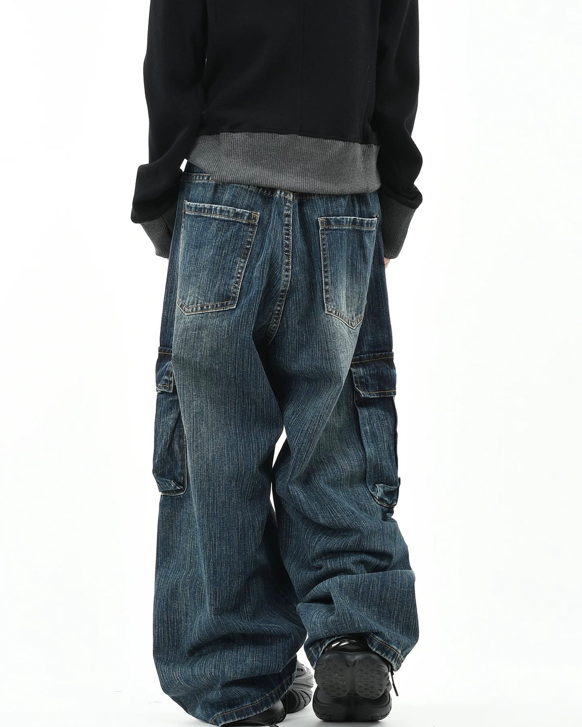 멀티포켓 스트레이트 레그 진