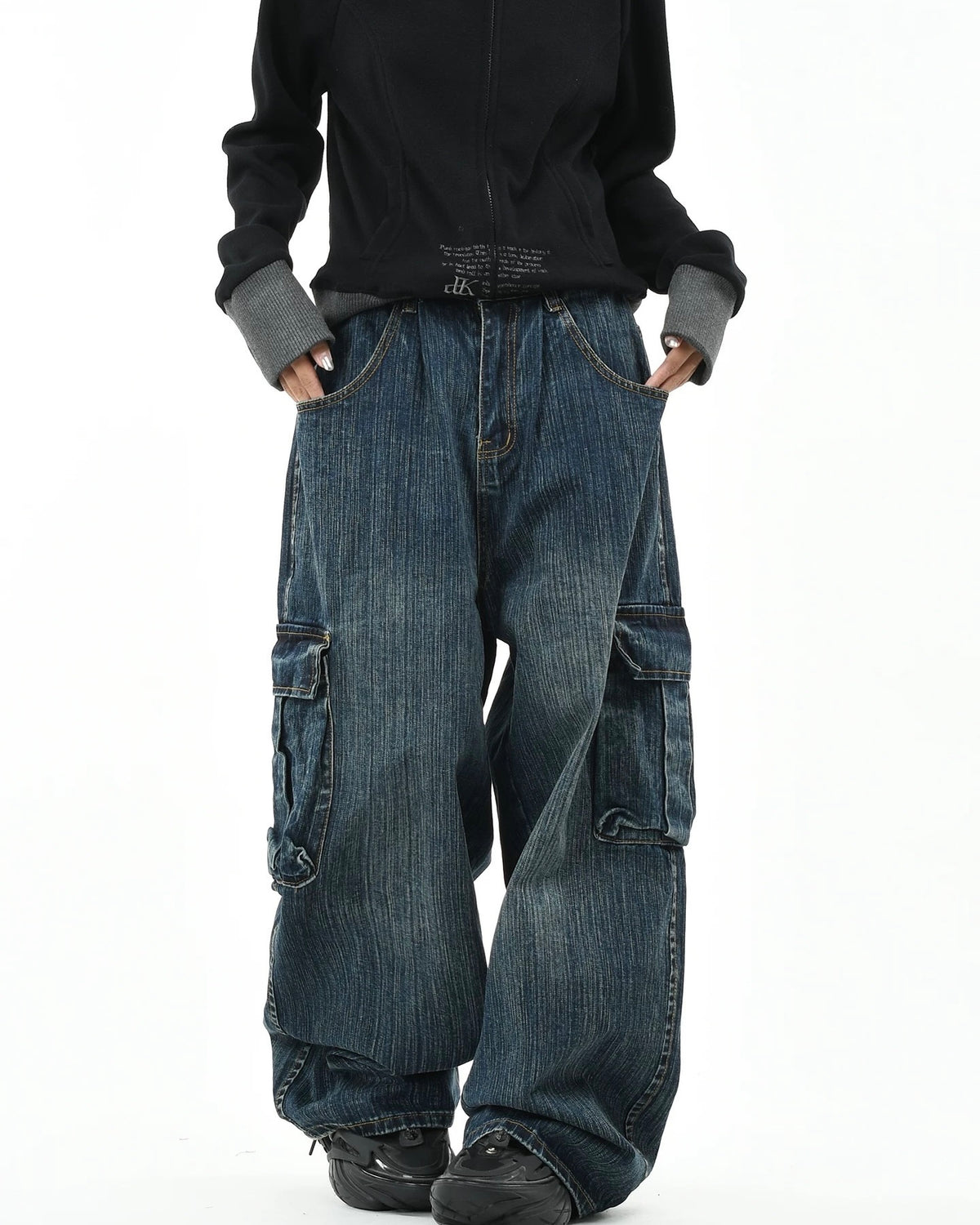 멀티포켓 스트레이트 레그 진