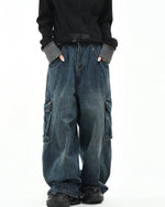 멀티포켓 스트레이트 레그 진