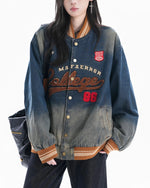 빈티지 워싱 데님 재킷