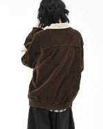 패치워크 자수 캐주얼 재킷