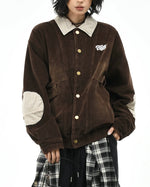 패치워크 자수 캐주얼 재킷