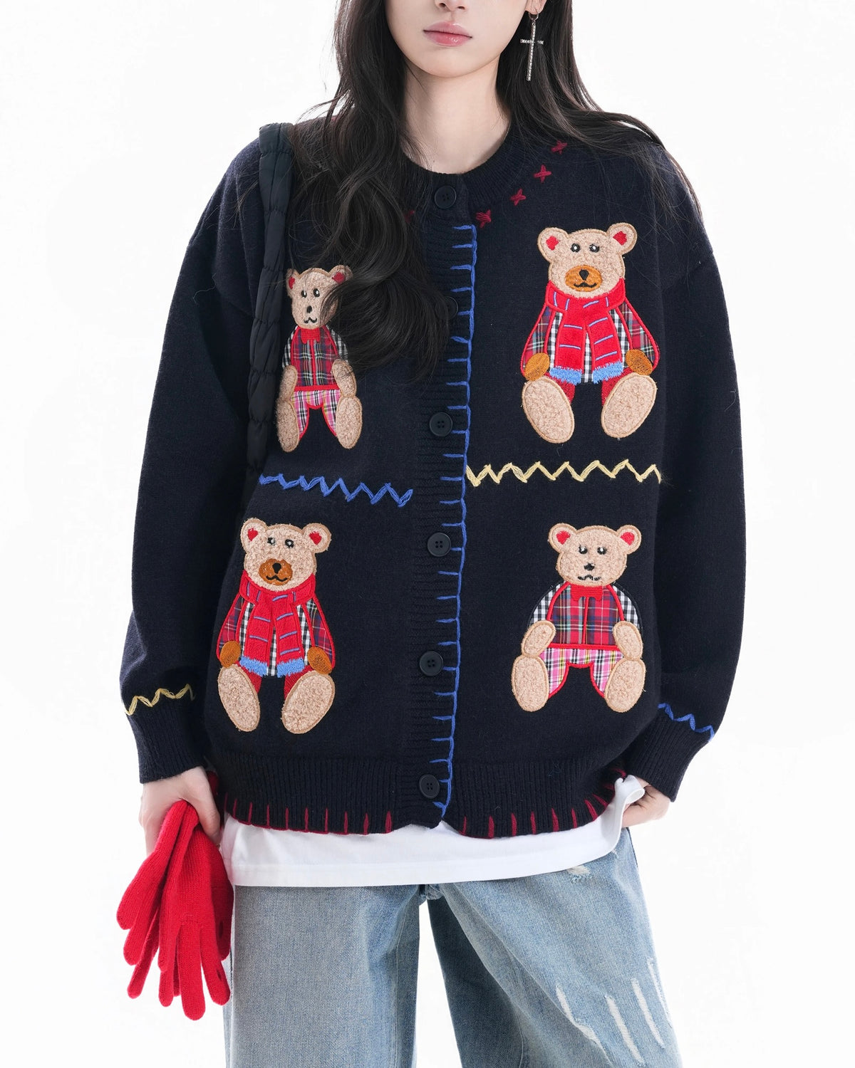 可愛小熊針織衫