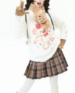 雙肩包玩偶情侶針織衫