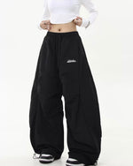 復古簡約寬鬆休閑褲